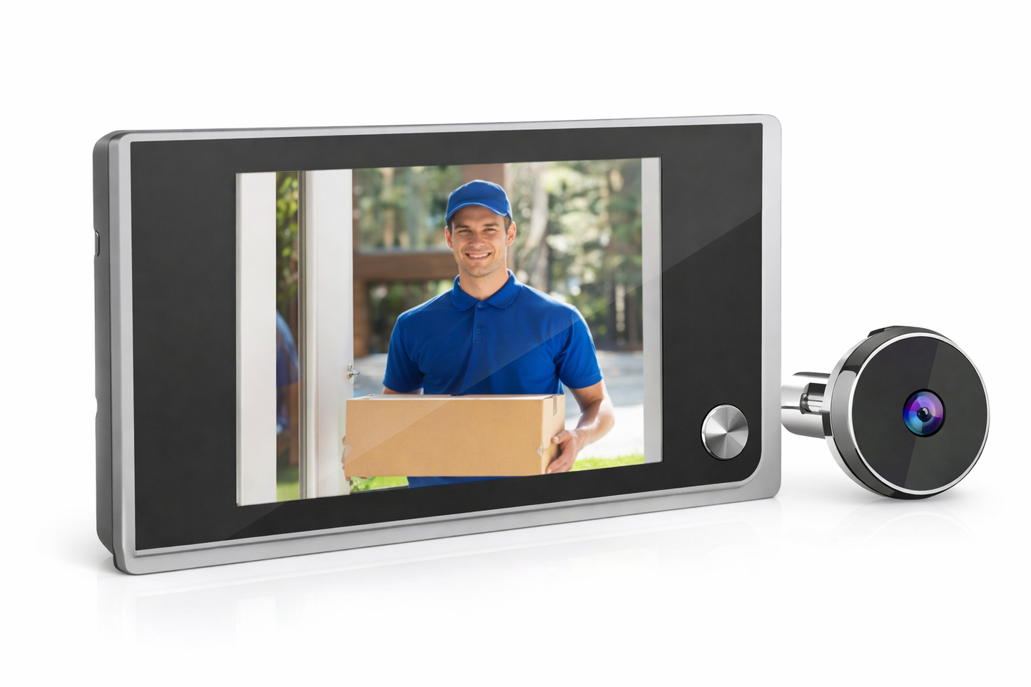 FrontGuard View-Instantly View Visitors With A Wide-Angle Digital Door Camera