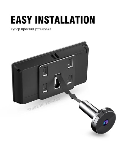 FrontGuard View-Instantly View Visitors With A Wide-Angle Digital Door Camera